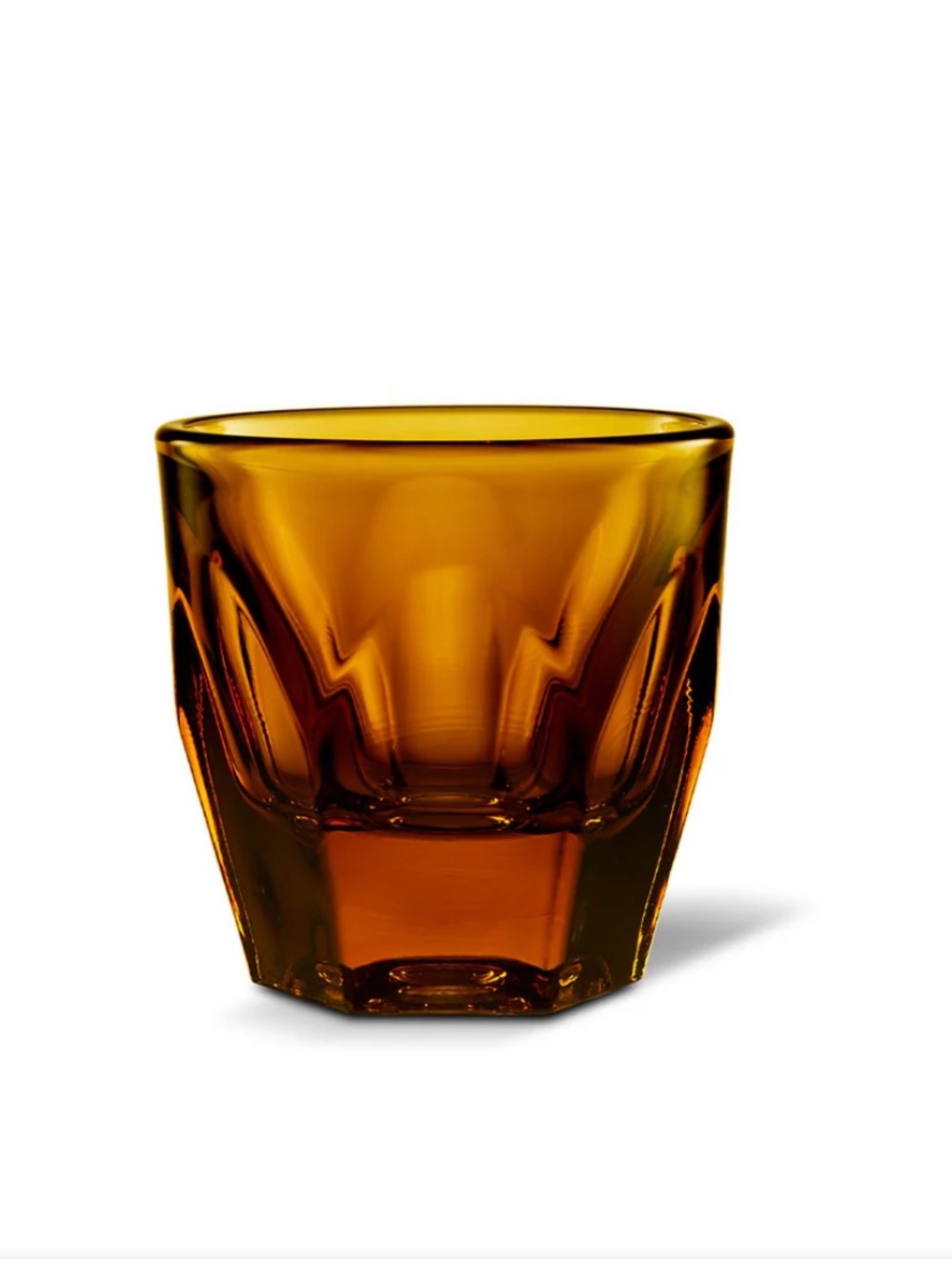 notNeutral Vero Amber Cortado Coffee Glasses Set of 4 Like New MCM Style